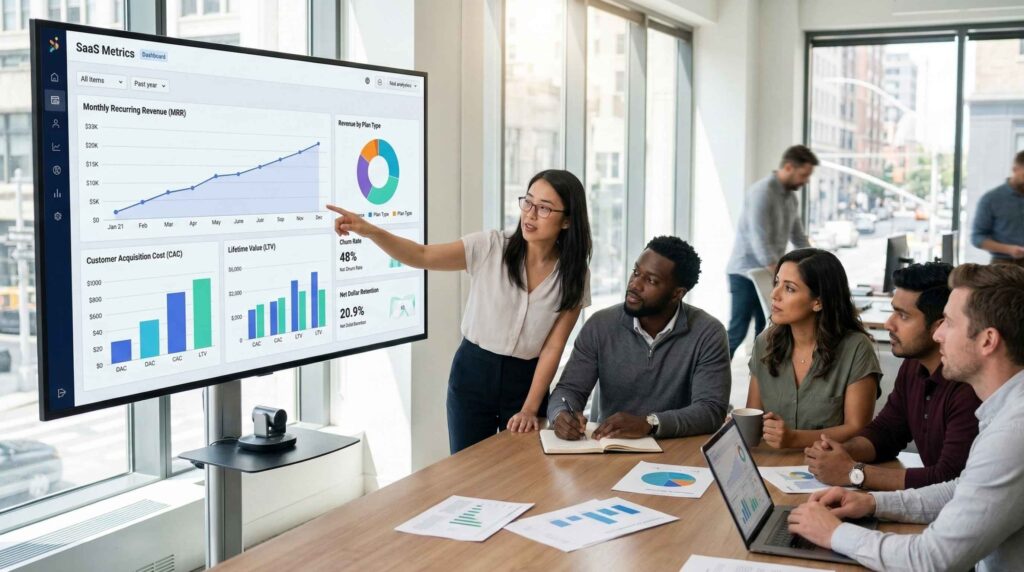 Analyzing metrics for revenue based financing eligibility